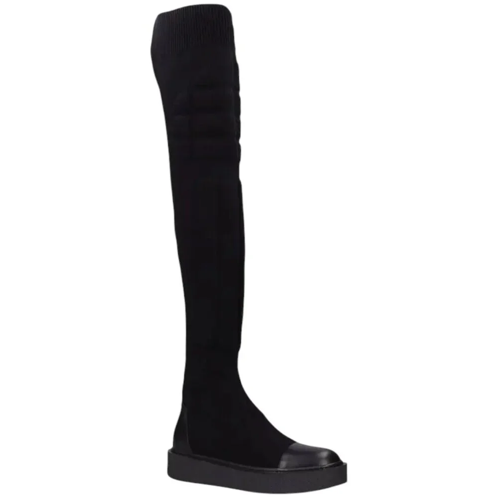 NIB max mara 35mm wooly knit over-the-knee boots